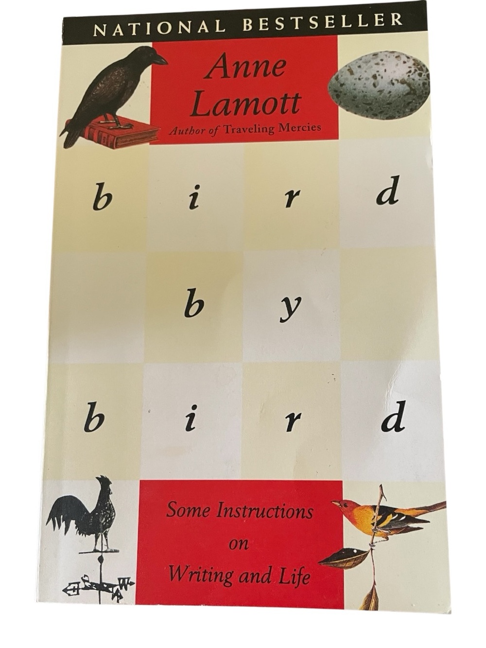 "Bird by Bird" by Anne Lamott PB Paperback Anchor Books 1994 Writing & Life